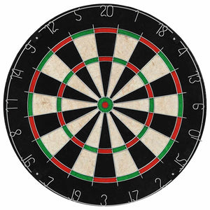 Professional Sisal Dartboard Set with Cabinet & Steel-Tip Darts