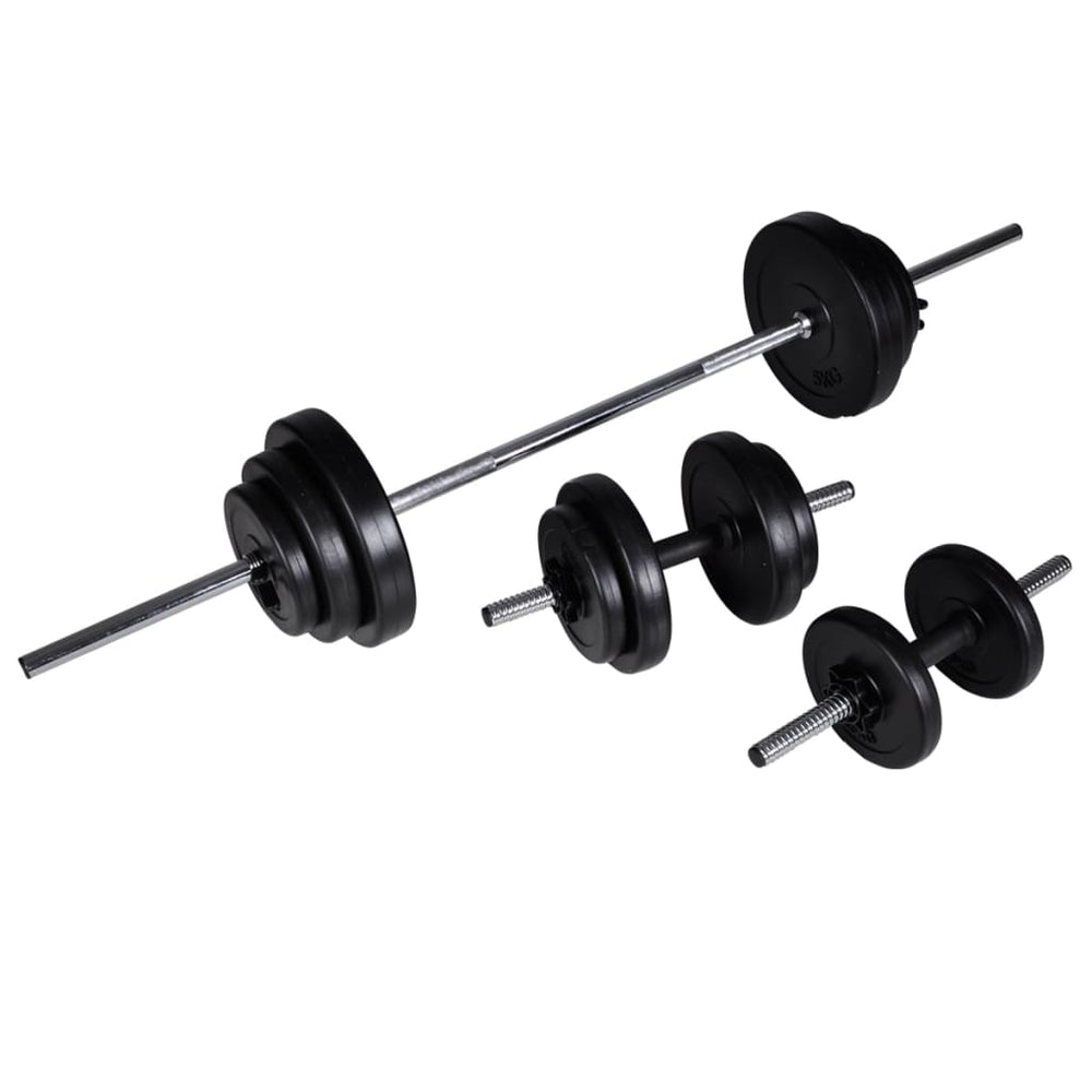 Complete Home Weight Bench with Rack and Adjustable Barbell Set