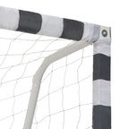 Soccer Goal Metal Black And White