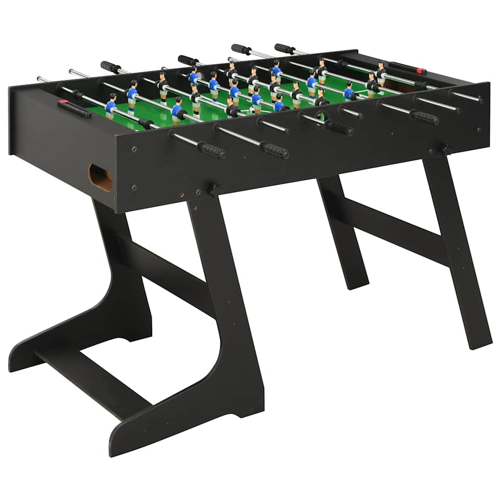 Folding Football Table with MDF Frame & Steel Rods (121 × 61 × 80 cm)