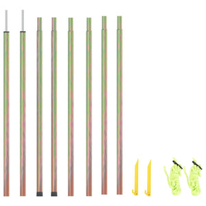 Heavy-Duty Galvanised Steel Sunshade Sail Poles