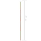 Sunshade Sail Poles 2 Pcs Galvanised Steel