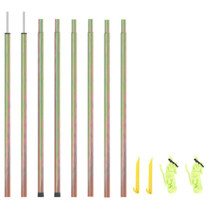 Heavy-Duty Galvanised Steel Sunshade Sail Poles