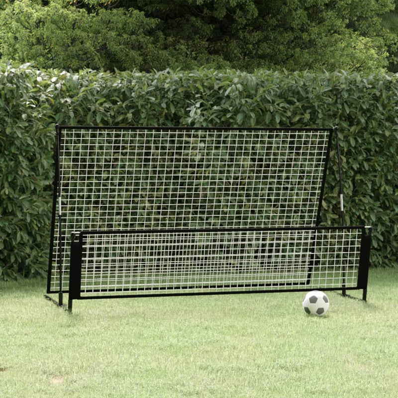 2-in-1 Football Rebounder & Goal with Steel Frame for Skill Training