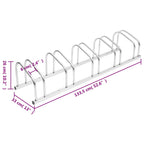 Bike Rack For 5 Bikes Galvanised Steel