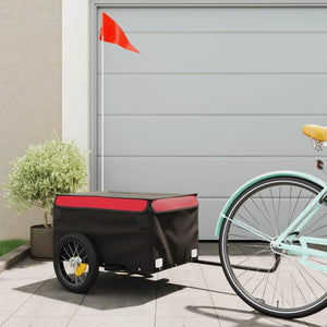 Heavy-Duty Bike Trailer with Cargo Compartment