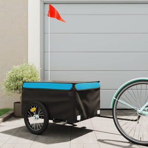Heavy-Duty Bike Trailer with Cargo Compartment
