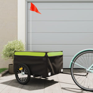 Heavy-Duty Bike Trailer with Cargo Compartment