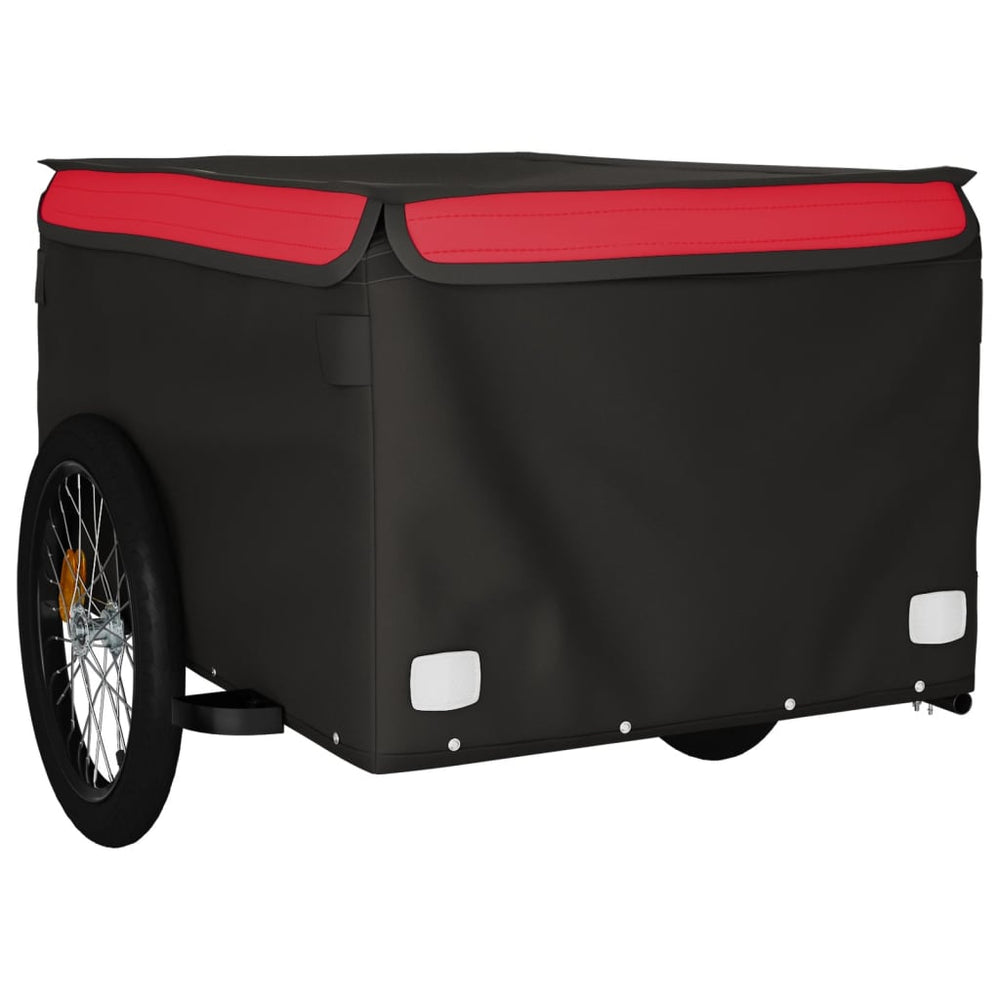 Heavy-Duty Bike Trailer with Cargo Compartment