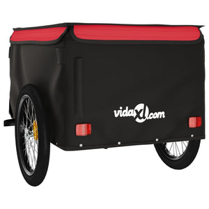 Heavy-Duty Bike Trailer with Cargo Compartment