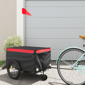 Heavy-Duty Bike Trailer with Cargo Compartment