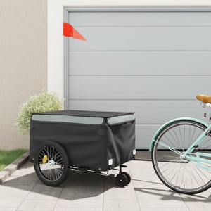 Heavy-Duty Bike Trailer with Cargo Compartment
