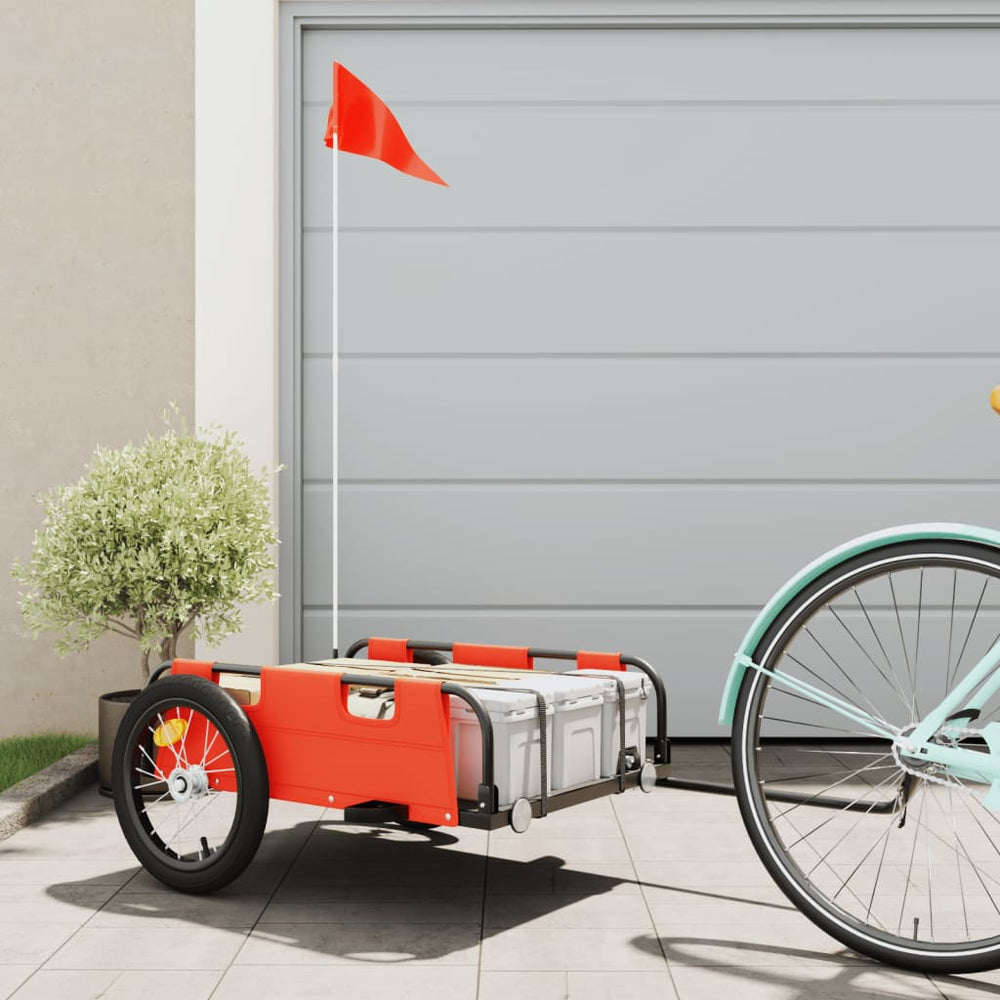 Bike Trailer with Oxford Fabric & Iron Frame
