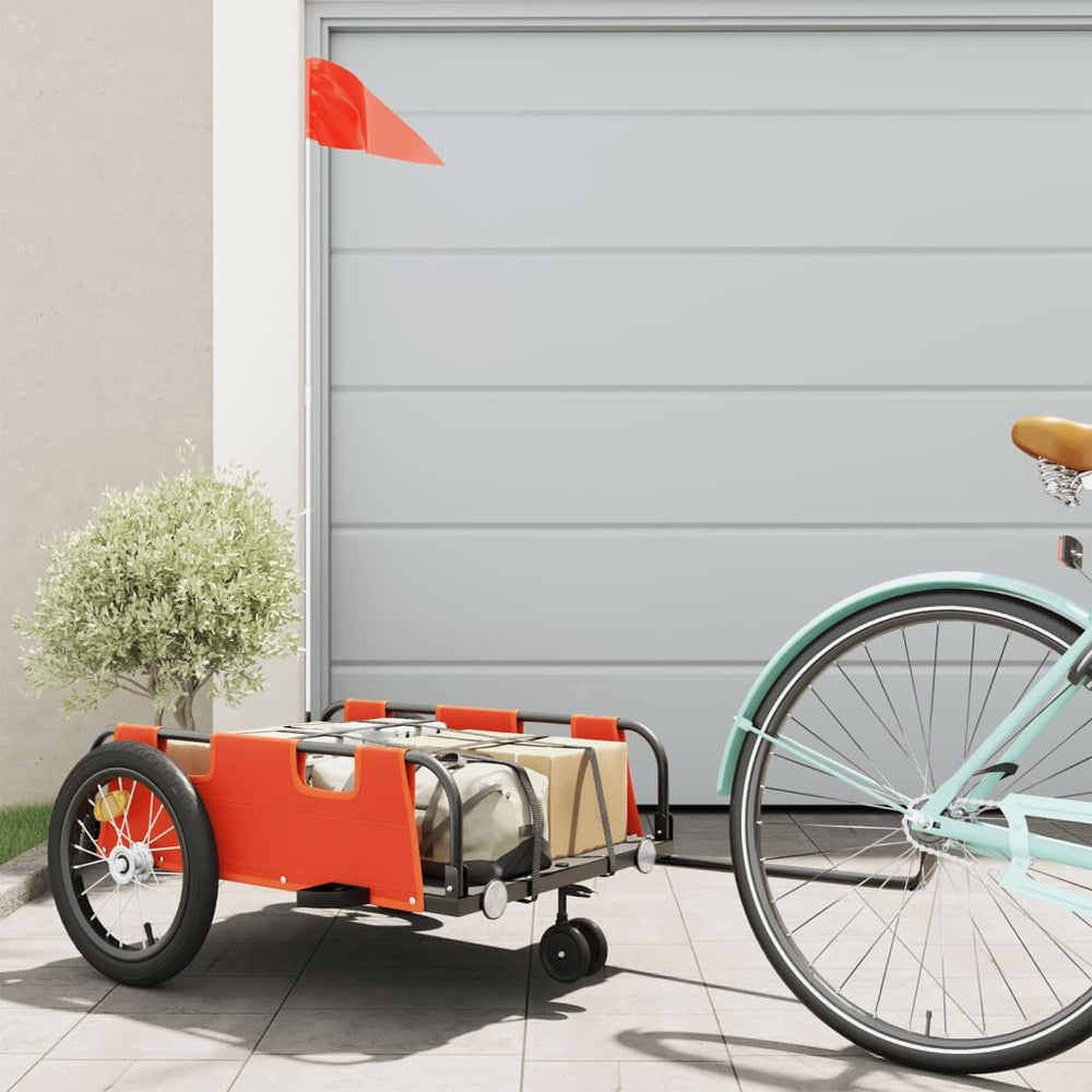Bike Trailer with Oxford Fabric & Iron Frame