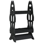 Fishing Rod Rack For 16 Rods Black