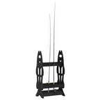 Fishing Rod Rack For 16 Rods Black