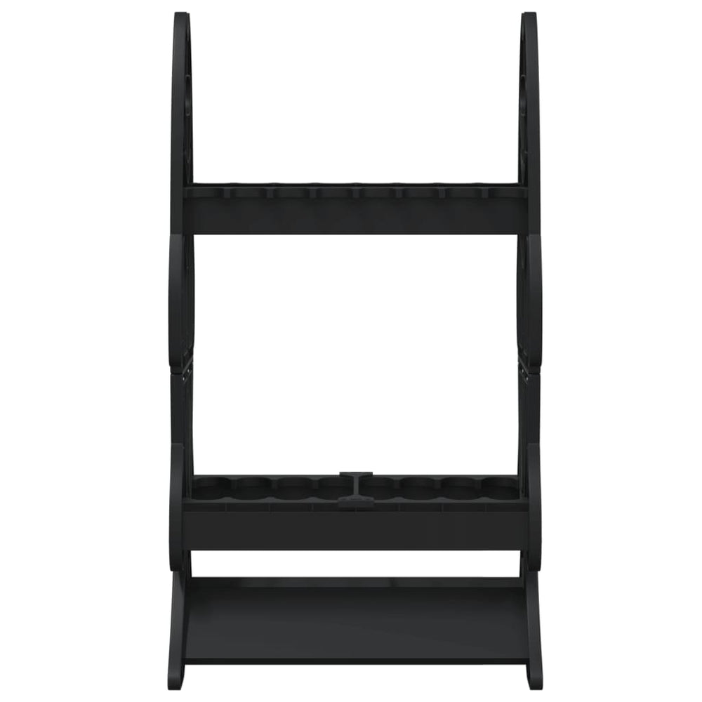 Fishing Rod Rack for 16 Rods with Stable Base & Space-Saving Design