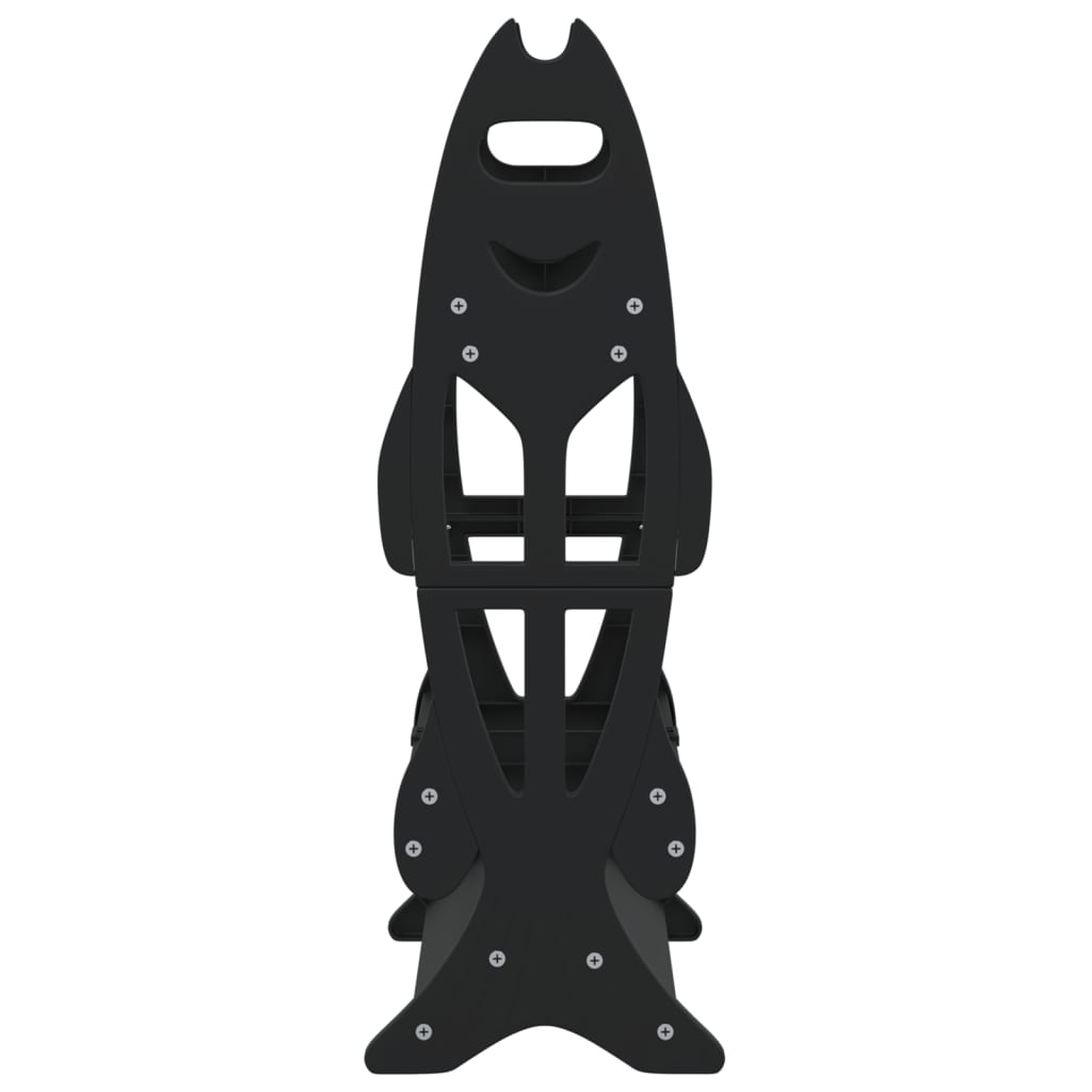 Fishing Rod Rack For 16 Rods Black