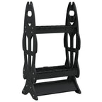 Fishing Rod Rack For 16 Rods Black