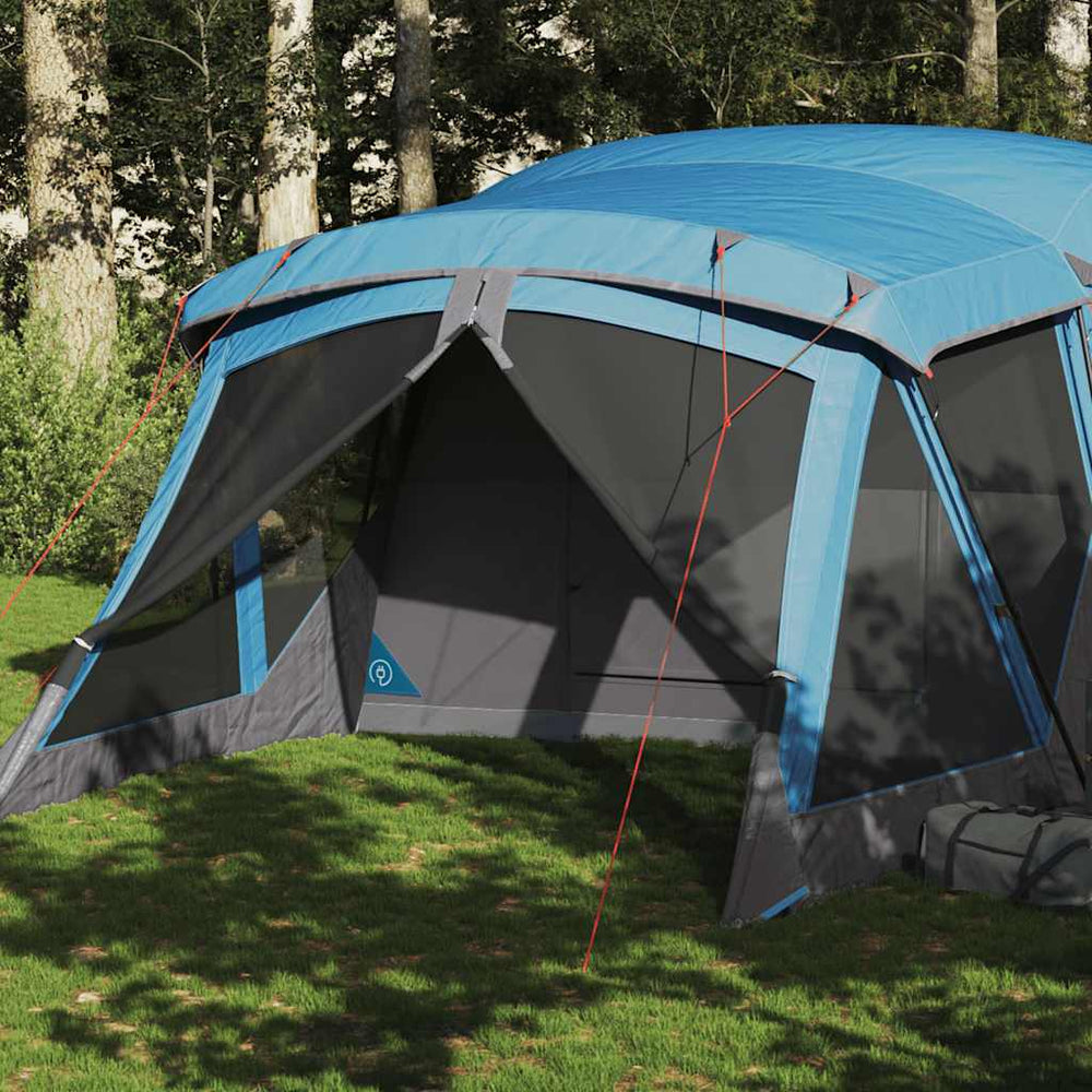 Family Camping Tent with Porch, Waterproof Design & Ventilation