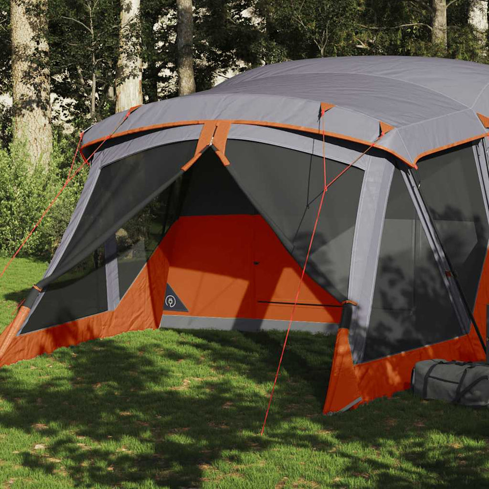 Family Camping Tent with Porch, Waterproof Design & Ventilation