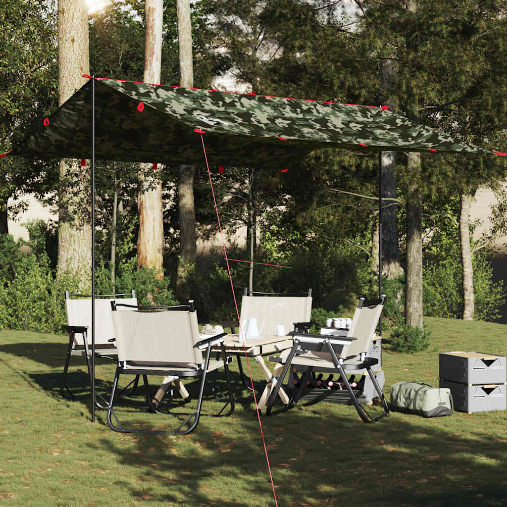 Camping Tarp And Orange Waterproof