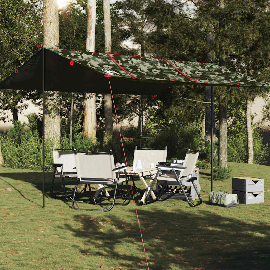 Camping Tarp And Orange Waterproof