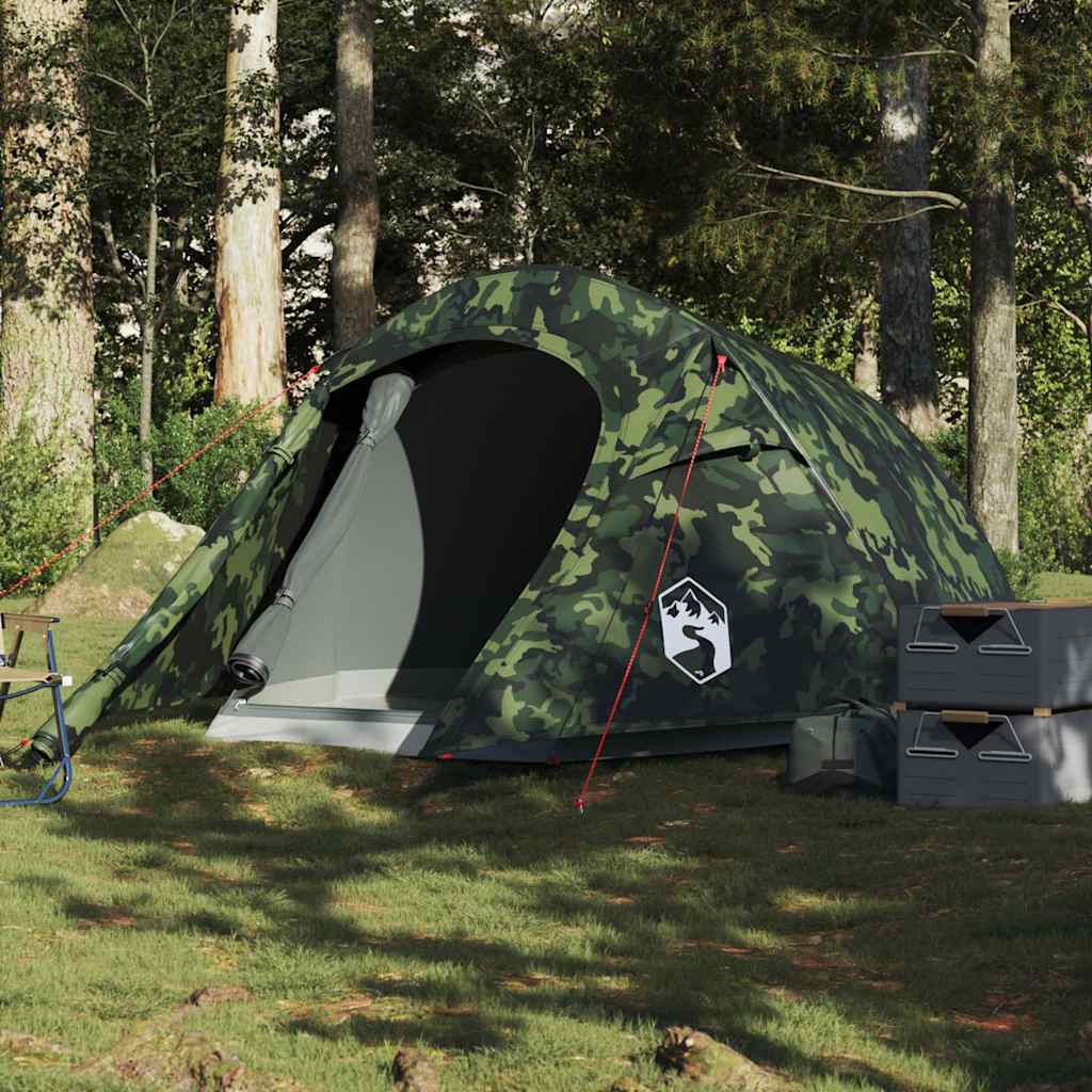 Waterproof Tunnel Camping Tent with Rainfly in Multiple Sizes and Colours