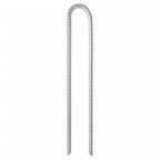 Tent Pegs 12 Pcs U-Shaped Ø10 Mm Galvanised Steel