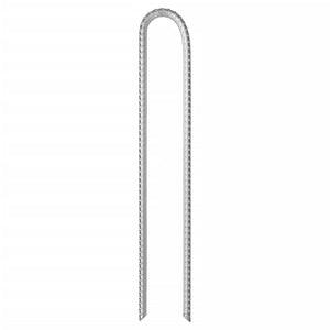 U-Shaped Galvanised Steel Tent Pegs 6 or 12 Pack for Camping