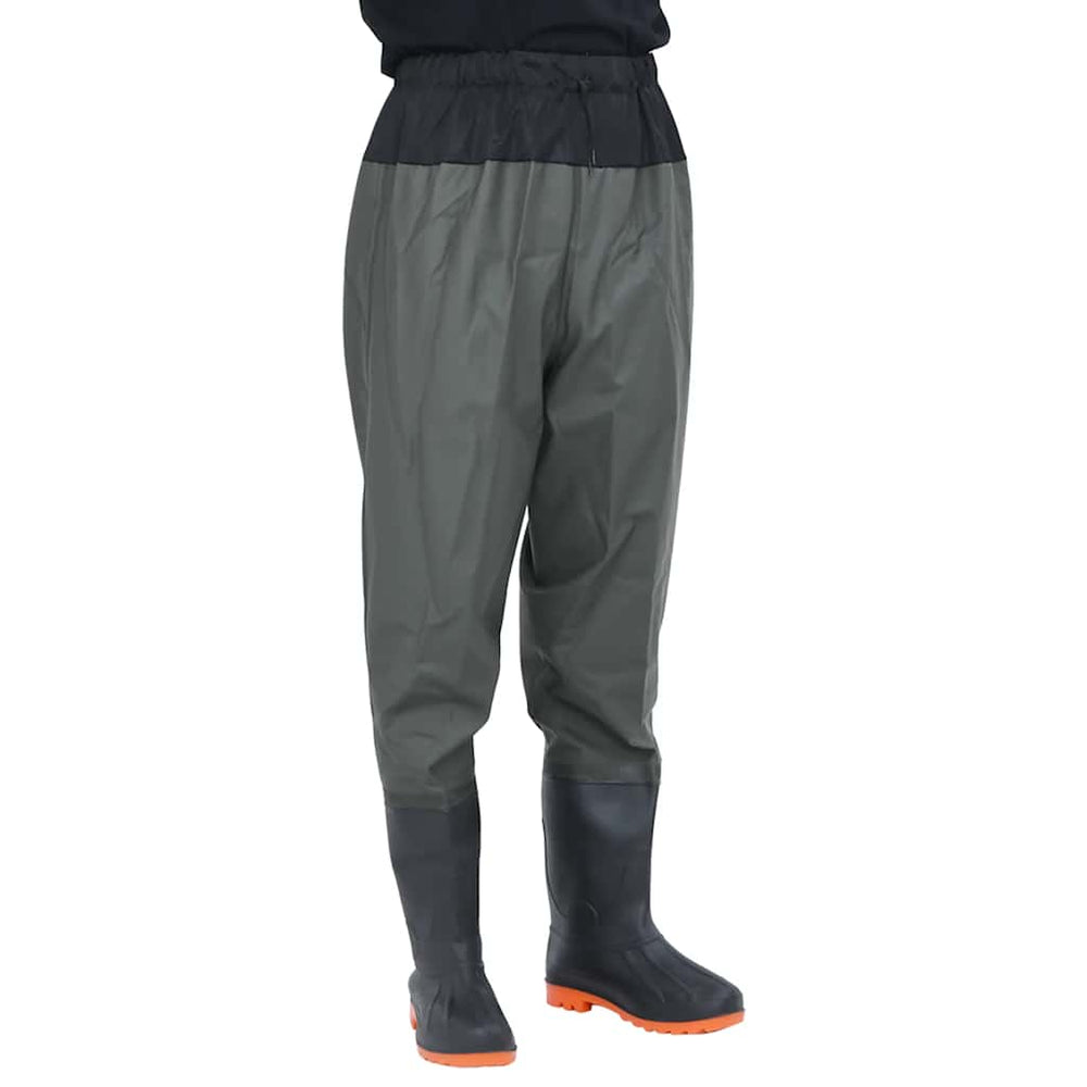 Waist Waders with Built-In Boots