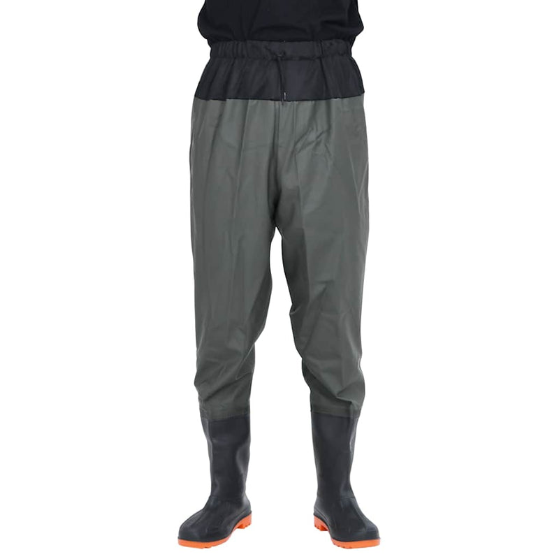 Waist Waders with Built-In Boots