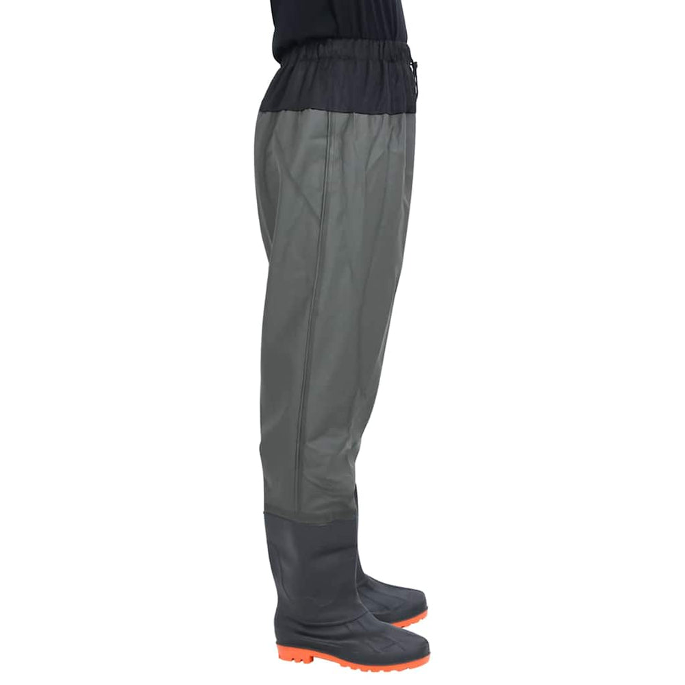 Waist Waders with Built-In Boots