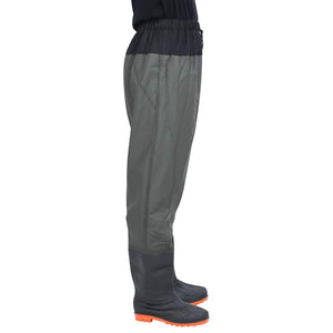 Waist Waders with Built-In Boots