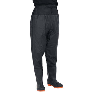 Waist Waders with Built-In Boots
