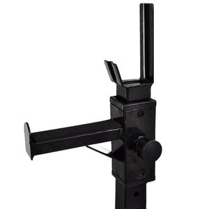 Adjustable Barbell Squat Rack with Barbell and Dumbbell Set