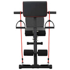 Weight Bench Manual Black 132 X 54 X 100 Cm Steel