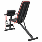 Weight Bench Manual Black 132 X 54 X 100 Cm Steel