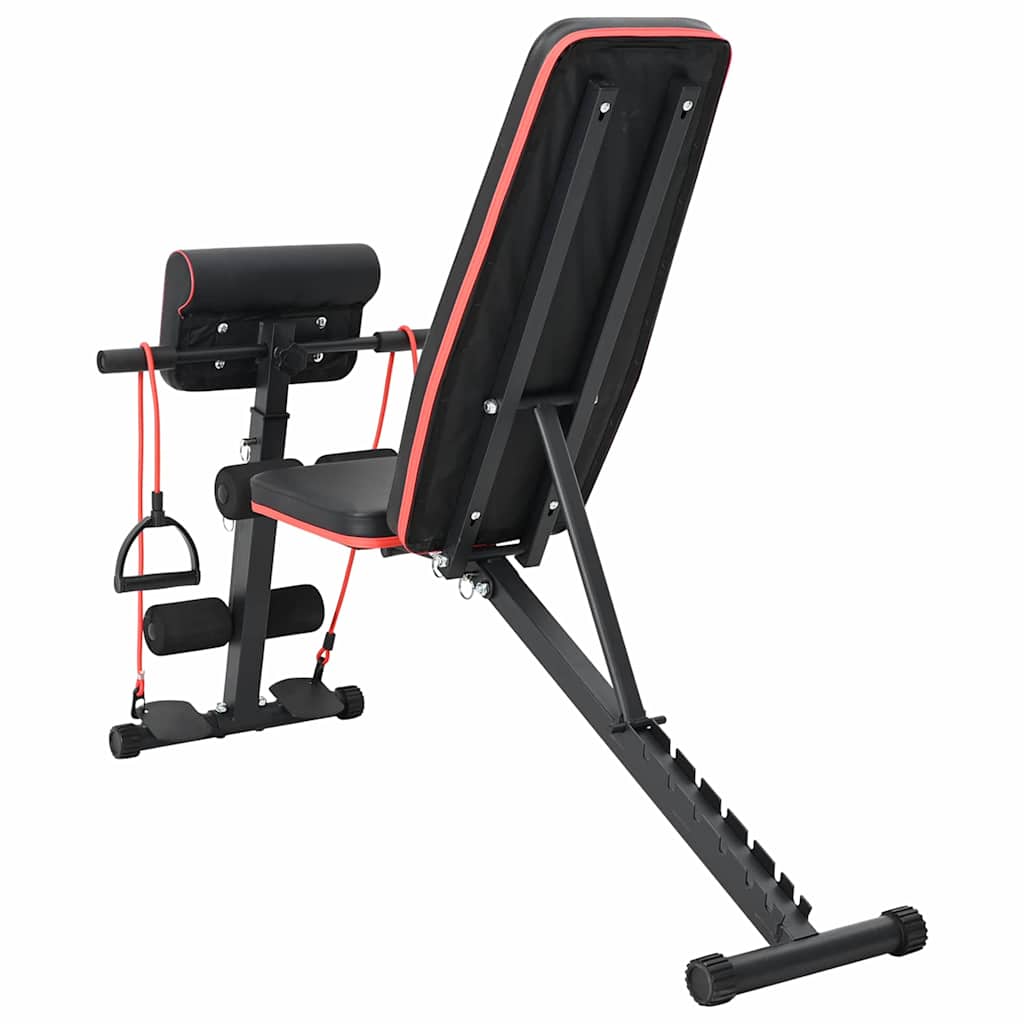 Weight Bench Manual Black 132 X 54 X 100 Cm Steel