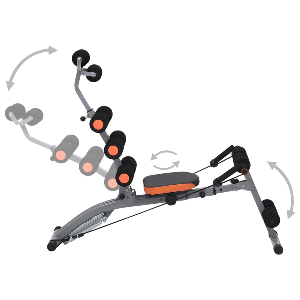 Adjustable L-Shaped Ab Trainer with Elastic Strings