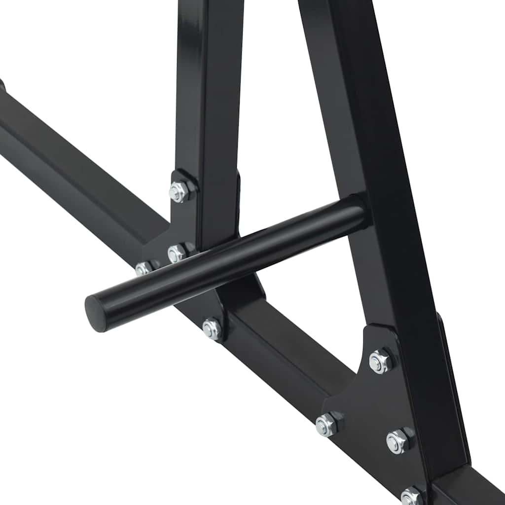 Pull-Up Bar Station Manual Black 101 X 102 X 235 Cm