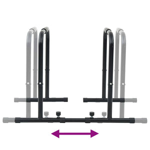 Adjustable Steel Dip Bar for Upper-Body and Core Training