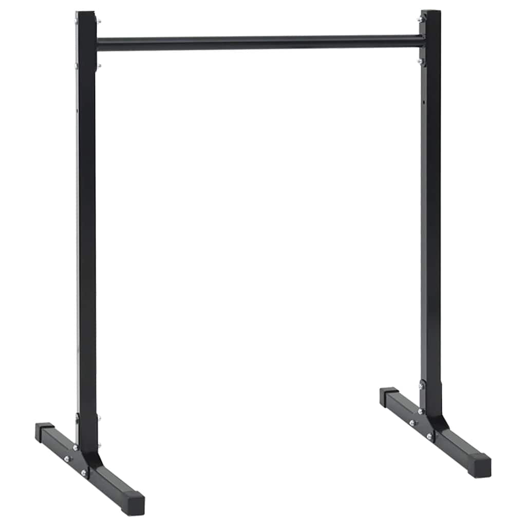 Dip Stations 2 Pcs Black 109 X 90 X 105 Cm Powder-Coated Steel