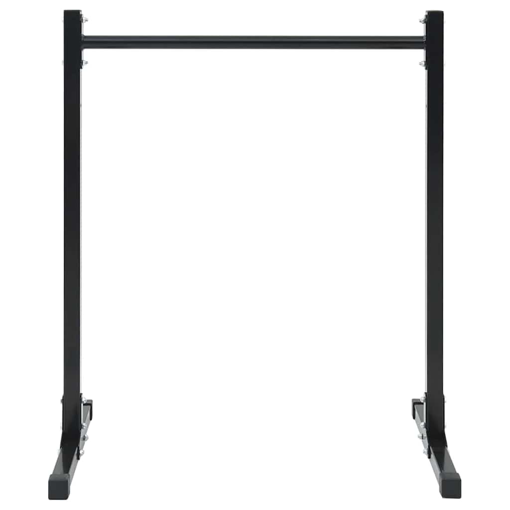 Dip Stations 2 Pcs Black 109 X 90 X 105 Cm Powder-Coated Steel