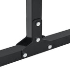 Dip Stations 2 Pcs Black 109 X 90 X 105 Cm Powder-Coated Steel