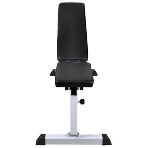 Adjustable Weight Training Bench with 30.5 kg Barbell and Dumbbell Set