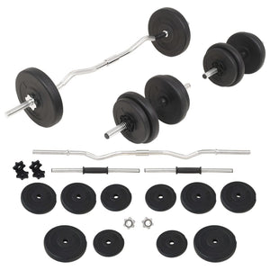 Adjustable Barbell and Dumbbell Weight Set