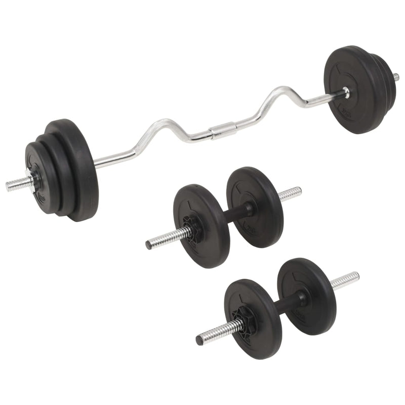 Adjustable Barbell and Dumbbell Weight Set