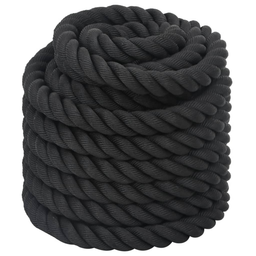 Battle Rope Black 9 Kg Polyester