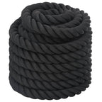 Battle Rope Black 9 Kg Polyester